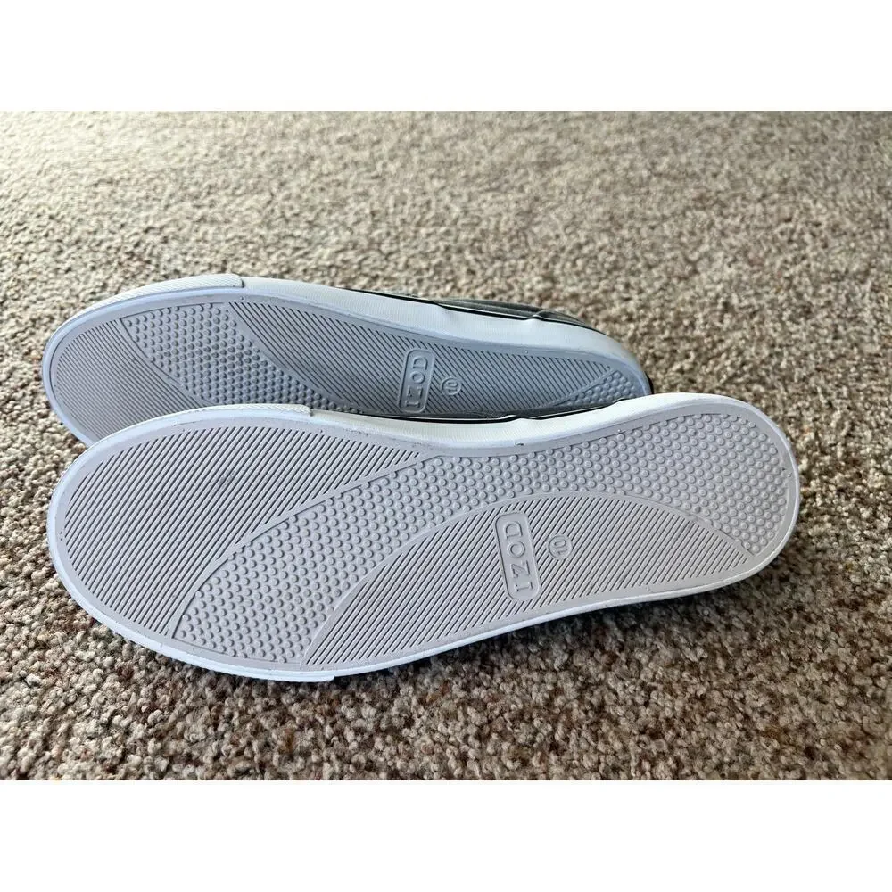 NWT Men's IZOD Rangley Canvas Shoe, Size 10, Gray, Lace Up, Classic, Casual